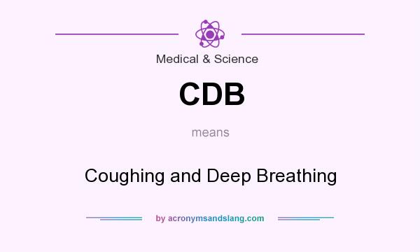 What does CDB mean? It stands for Coughing and Deep Breathing