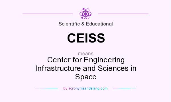 What does CEISS mean? It stands for Center for Engineering Infrastructure and Sciences in Space