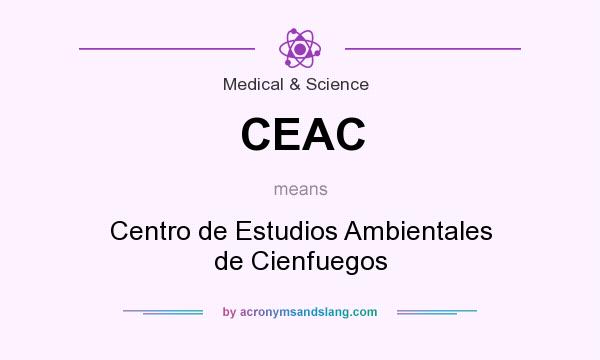 What does CEAC mean? It stands for Centro de Estudios Ambientales de Cienfuegos