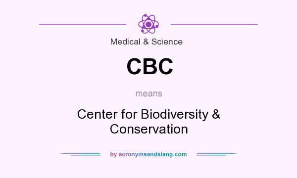 What does CBC mean? It stands for Center for Biodiversity & Conservation