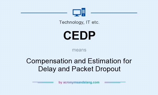 What does CEDP mean? It stands for Compensation and Estimation for Delay and Packet Dropout