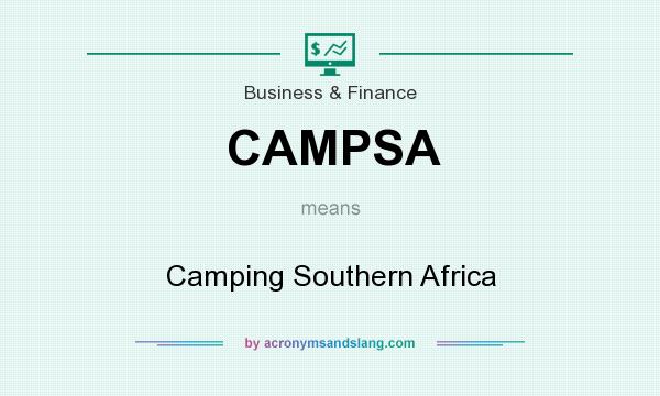 What does CAMPSA mean? It stands for Camping Southern Africa