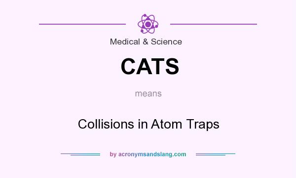 What does CATS mean? It stands for Collisions in Atom Traps
