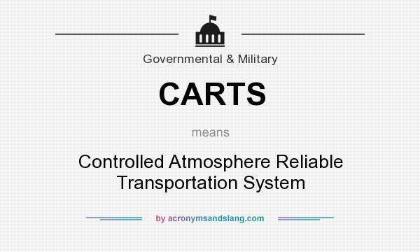 What does CARTS mean? It stands for Controlled Atmosphere Reliable Transportation System