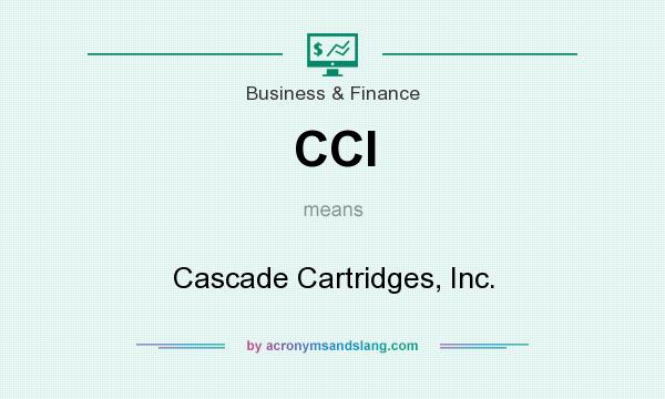 What does CCI mean? It stands for Cascade Cartridges, Inc.