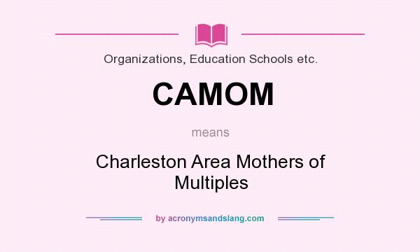 What does CAMOM mean? It stands for Charleston Area Mothers of Multiples