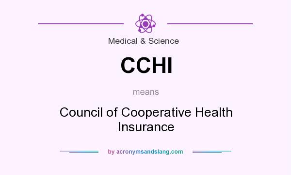 What does CCHI mean? It stands for Council of Cooperative Health Insurance