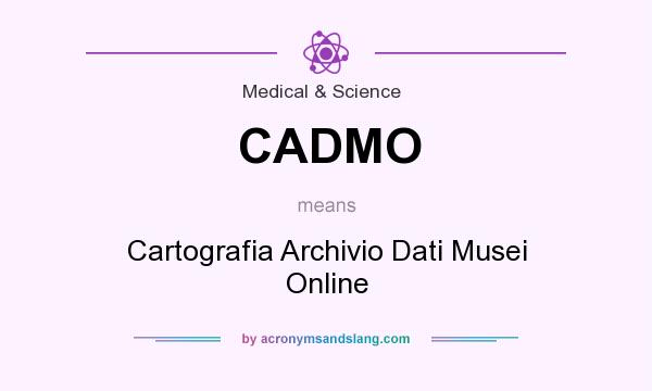 What does CADMO mean? It stands for Cartografia Archivio Dati Musei Online