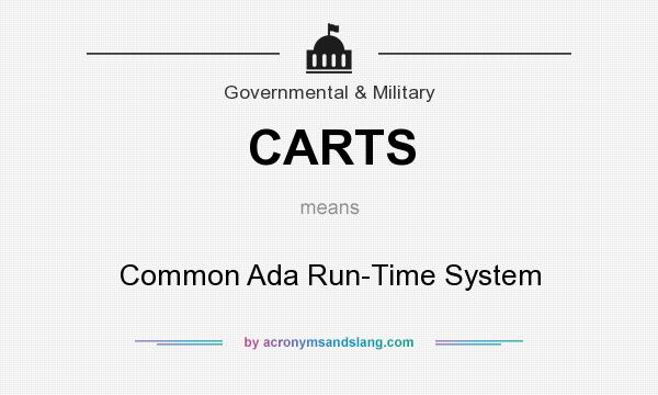 What does CARTS mean? It stands for Common Ada Run-Time System