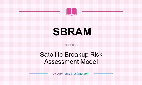What does SBRAM mean? It stands for Satellite Breakup Risk Assessment Model