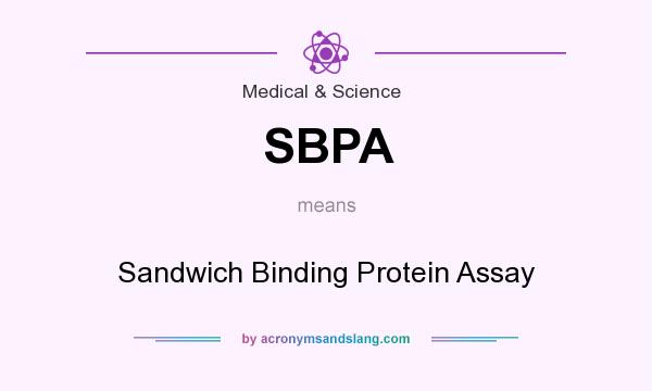 What does SBPA mean? It stands for Sandwich Binding Protein Assay