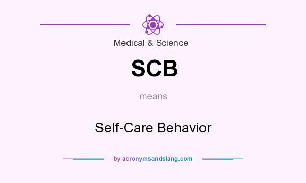 What does SCB mean? It stands for Self-Care Behavior