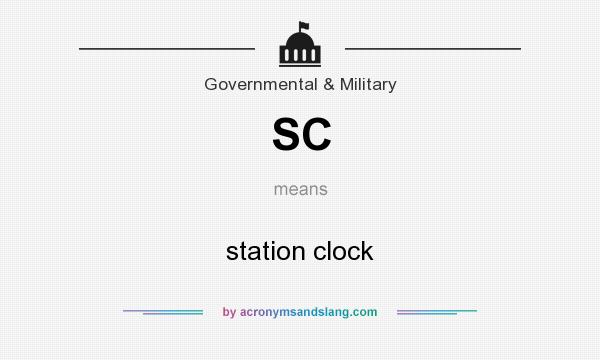 What does SC mean? It stands for station clock