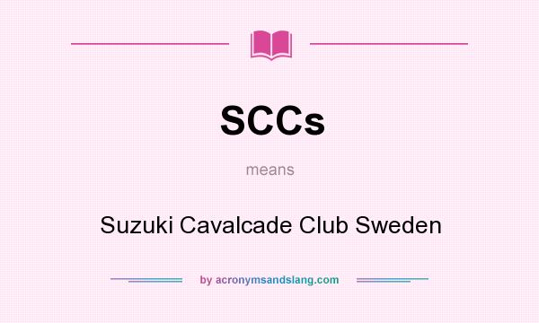 What does SCCs mean? It stands for Suzuki Cavalcade Club Sweden