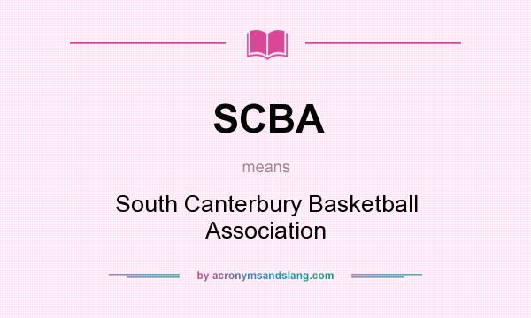 What does SCBA mean? It stands for South Canterbury Basketball Association
