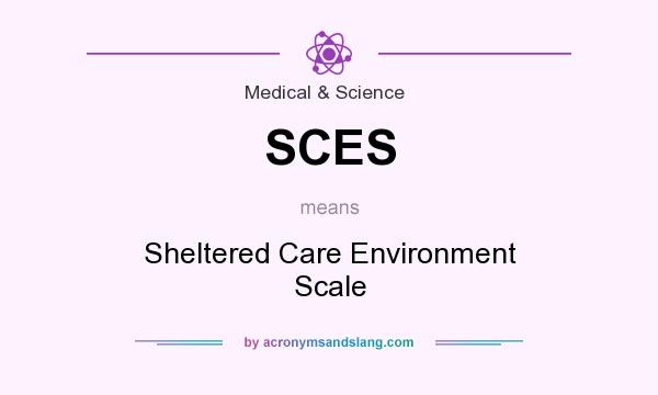 What does SCES mean? It stands for Sheltered Care Environment Scale