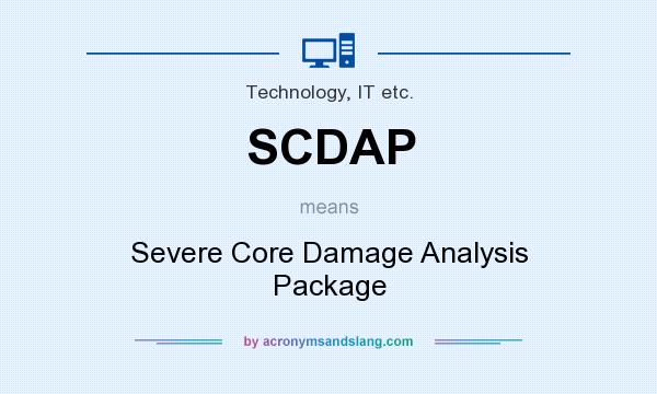 What does SCDAP mean? It stands for Severe Core Damage Analysis Package