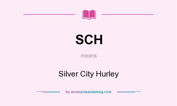 What does SCH mean? It stands for Silver City Hurley