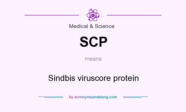 What does SCP mean? It stands for Sindbis viruscore protein