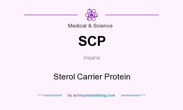 What does SCP mean? It stands for Sterol Carrier Protein