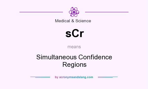 What does sCr mean? It stands for Simultaneous Confidence Regions