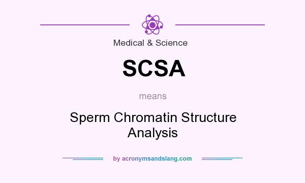 What does SCSA mean? It stands for Sperm Chromatin Structure Analysis