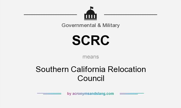 What does SCRC mean? It stands for Southern California Relocation Council