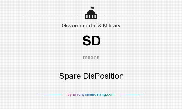 What does SD mean? It stands for Spare DisPosition