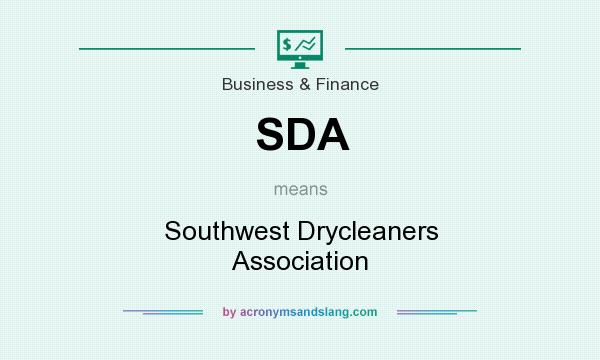 What does SDA mean? It stands for Southwest Drycleaners Association