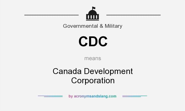 What does CDC mean? It stands for Canada Development Corporation