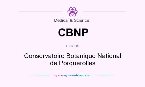What does CBNP mean? It stands for Conservatoire Botanique National de Porquerolles