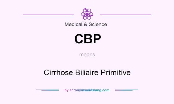 What does CBP mean? It stands for Cirrhose Biliaire Primitive