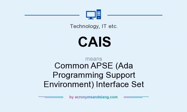 What does CAIS mean? It stands for Common APSE (Ada Programming Support Environment) Interface Set