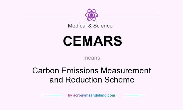 What does CEMARS mean? It stands for Carbon Emissions Measurement and Reduction Scheme