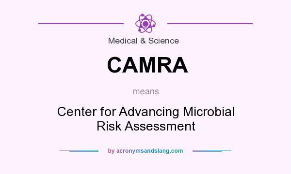 What does CAMRA mean? It stands for Center for Advancing Microbial Risk Assessment