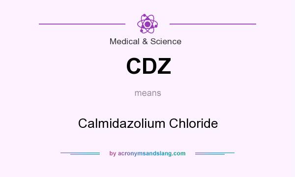 What does CDZ mean? It stands for Calmidazolium Chloride