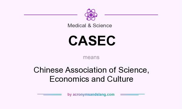 What does CASEC mean? It stands for Chinese Association of Science, Economics and Culture