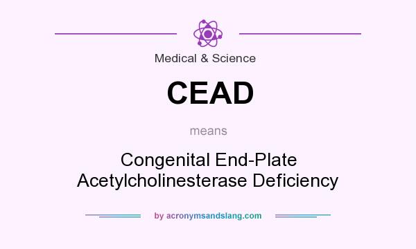 What does CEAD mean? It stands for Congenital End-Plate Acetylcholinesterase Deficiency