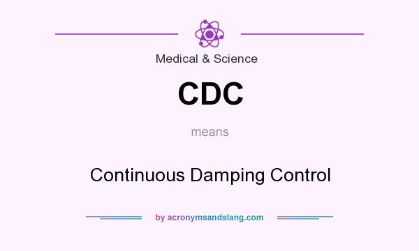 What does CDC mean? It stands for Continuous Damping Control