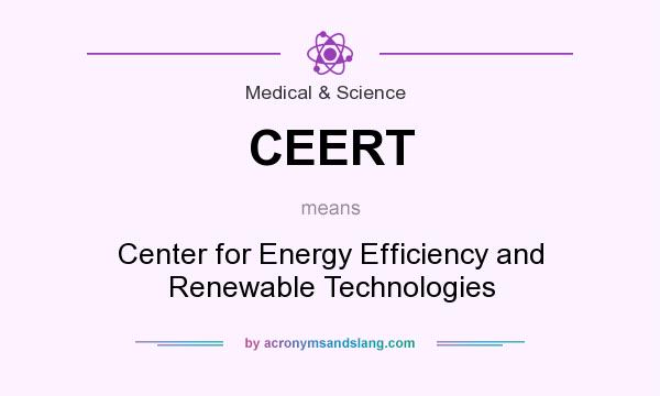 What does CEERT mean? It stands for Center for Energy Efficiency and Renewable Technologies