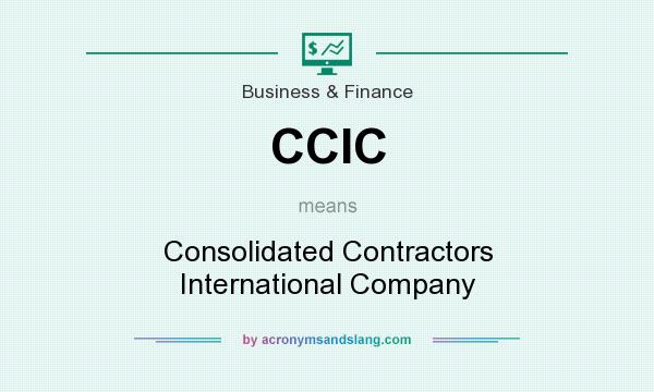 What does CCIC mean? It stands for Consolidated Contractors International Company