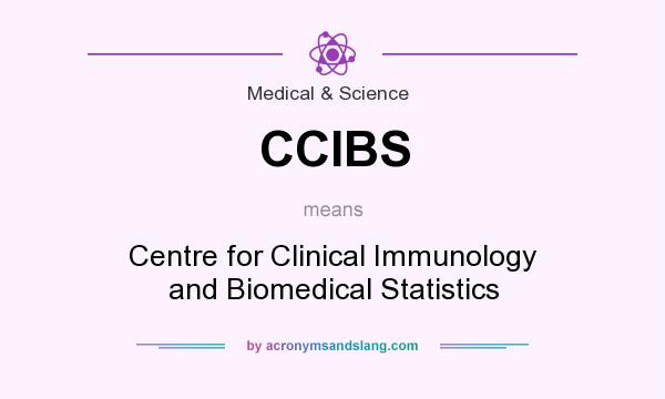 What does CCIBS mean? It stands for Centre for Clinical Immunology and Biomedical Statistics