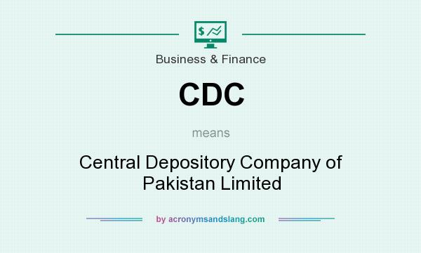What does CDC mean? It stands for Central Depository Company of Pakistan Limited
