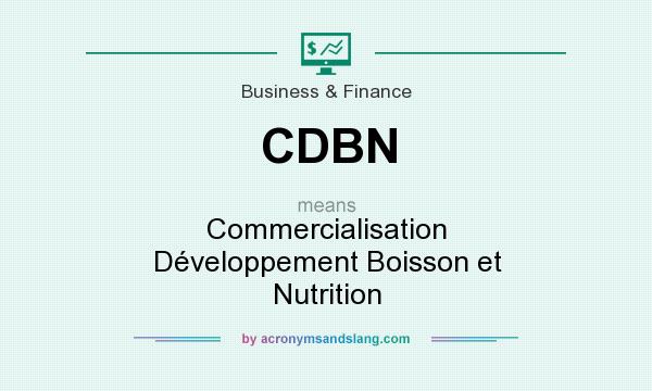 What does CDBN mean? It stands for Commercialisation Développement Boisson et Nutrition