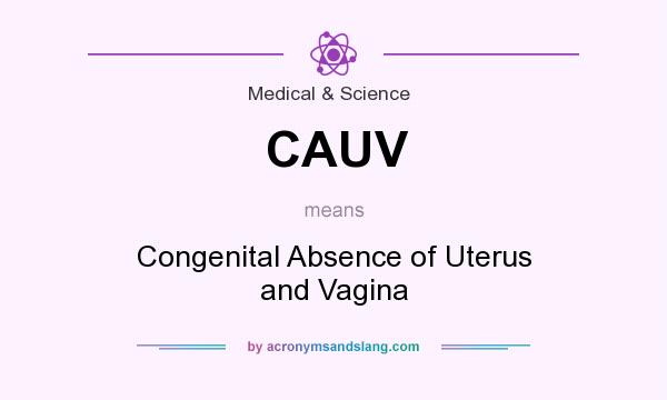What does CAUV mean? It stands for Congenital Absence of Uterus and Vagina
