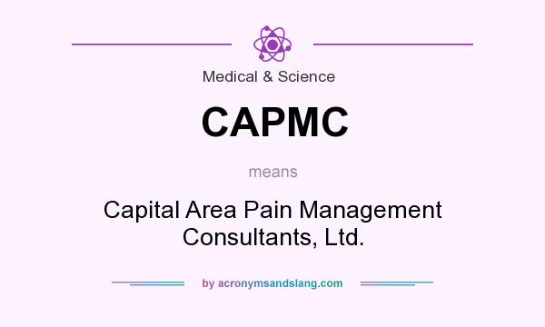 What does CAPMC mean? It stands for Capital Area Pain Management Consultants, Ltd.