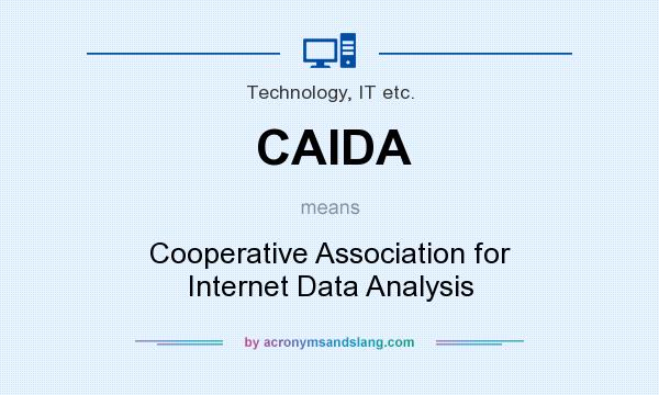 What does CAIDA mean? It stands for Cooperative Association for Internet Data Analysis