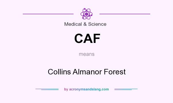 What does CAF mean? It stands for Collins Almanor Forest