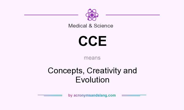 What does CCE mean? It stands for Concepts, Creativity and Evolution