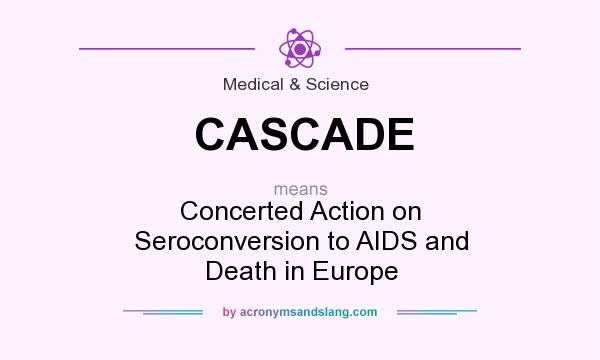 What does CASCADE mean? It stands for Concerted Action on Seroconversion to AIDS and Death in Europe